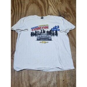 New York Comic Con 2015 T-Shirt XL Cotton Crewneck Knit NYCC @E5